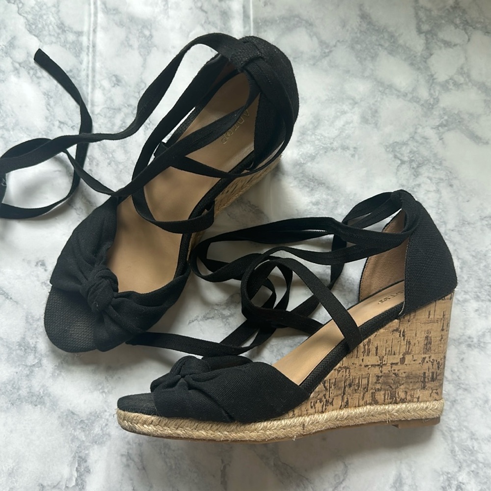 Apt. 9 lace up wedges